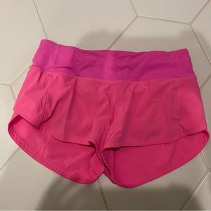 Hot pink lulu shorts size 2 2.5 in